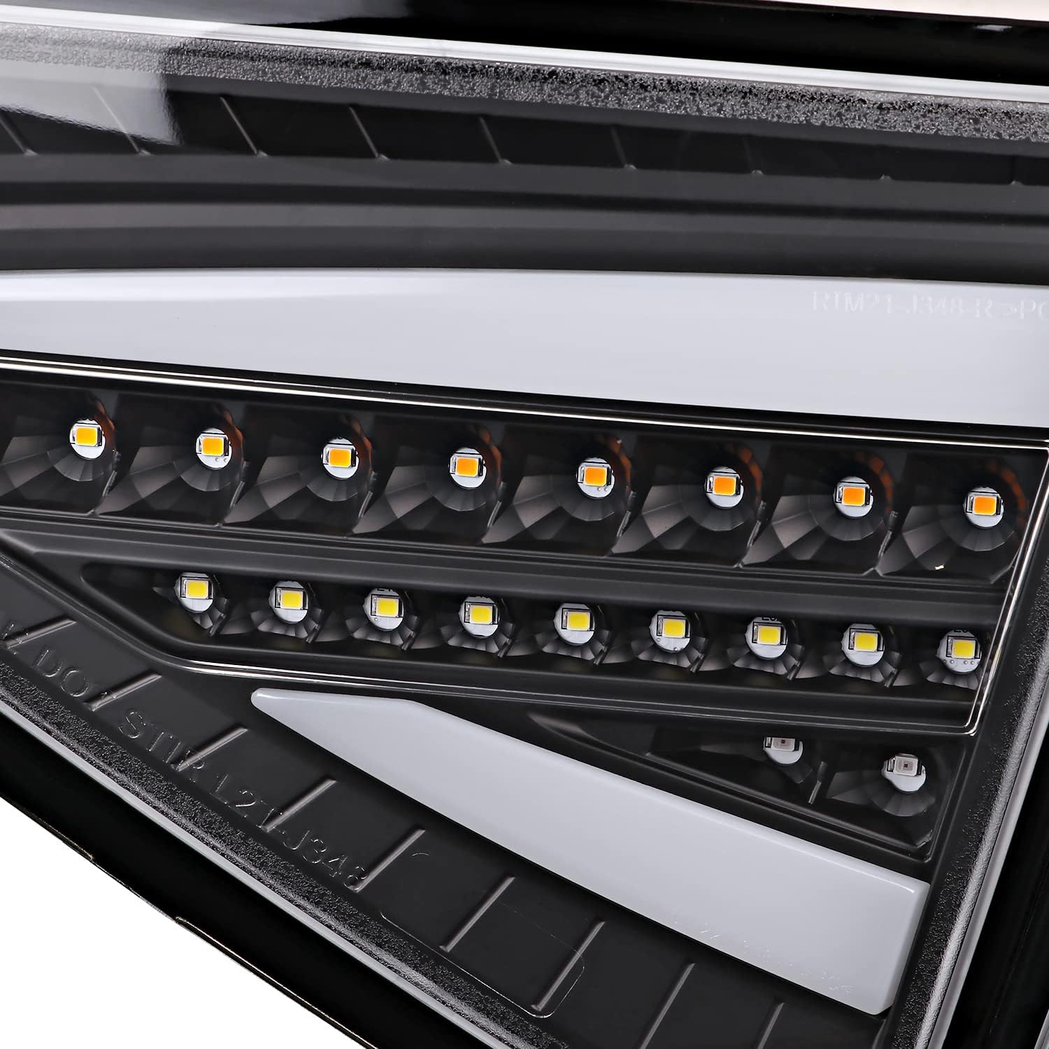 Spec-D Tuning Luces traseras secuenciales LED de carcasa transparente de carcasa negra, compatibles con Subaru Impreza 2008-2011, conjunto de par