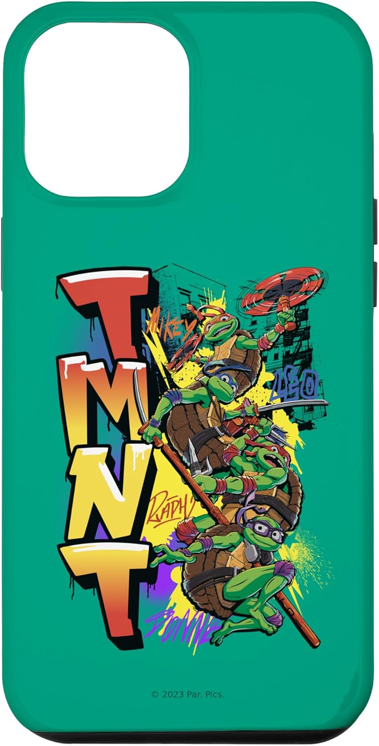 iPhone 12 Pro Max Teenage Mutant Ninja Turtles Mutant Mayhem NYC Graffiti Case