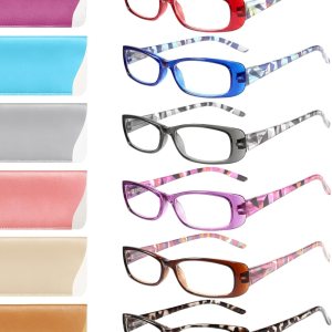 Gaoye 6 Pack Reading Glasses for Women, Blue Light Readers for Women Men, Anti Eye Strain Computer Reading Eye Glasses Gaoye 6 Pack Reading Glasses for Women, Blue Light Readers for Women Men, Anti Eye Strain Computer Reading Eye Glasses