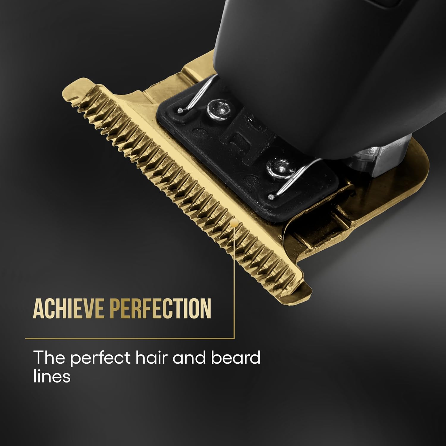NOVAH – Cuchilla de repuesto para recortadora de pelo dorada para serie Pro y Barber (dorado)