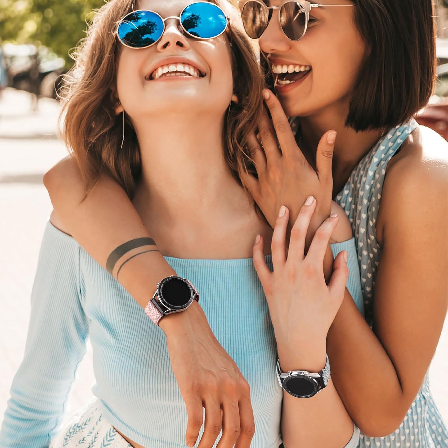 Ouwegaga Paquete de 3 bandas elásticas de 0.86 pulgadas compatibles con Samsung WatchSamsung Galaxy Watch 3 Band 1.772 inGalaxy Watch 1.811