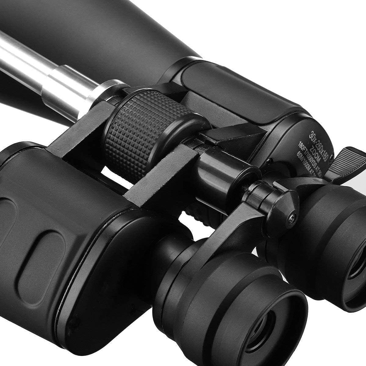 Prismáticos 30-260X160 Potente Zoom Profesional Telescopio HD Vison High Times Binocular Largo Alcance para Observar Estrellas, Binoculares Adultos