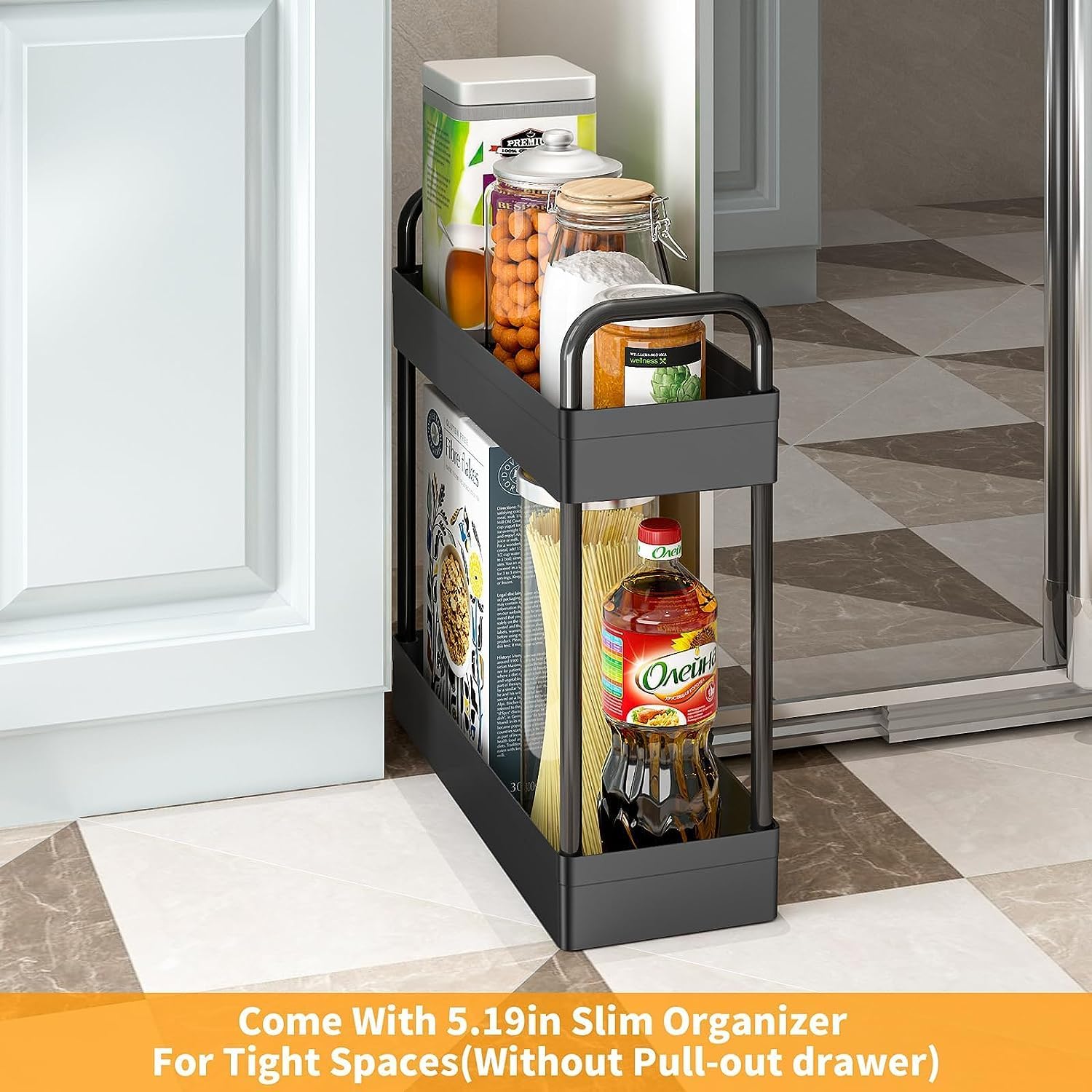 JUJOJB Paquete de 3 organizadores extraíbles para debajo del fregadero, 2 niveles, multiusos, para baño, cocina, fregadero, organizador de