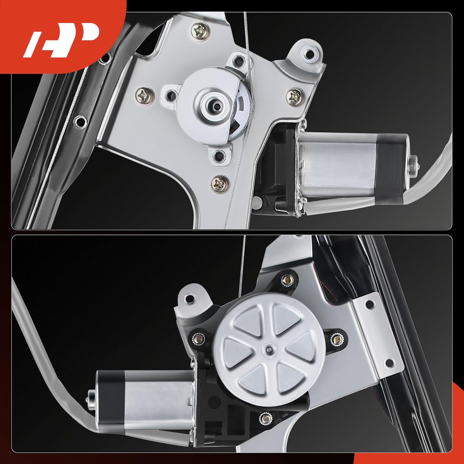 A-Premium Elevalunas eléctrico con motor compatible con Ford Focus 2008-2011 Delantero derecho del pasajero