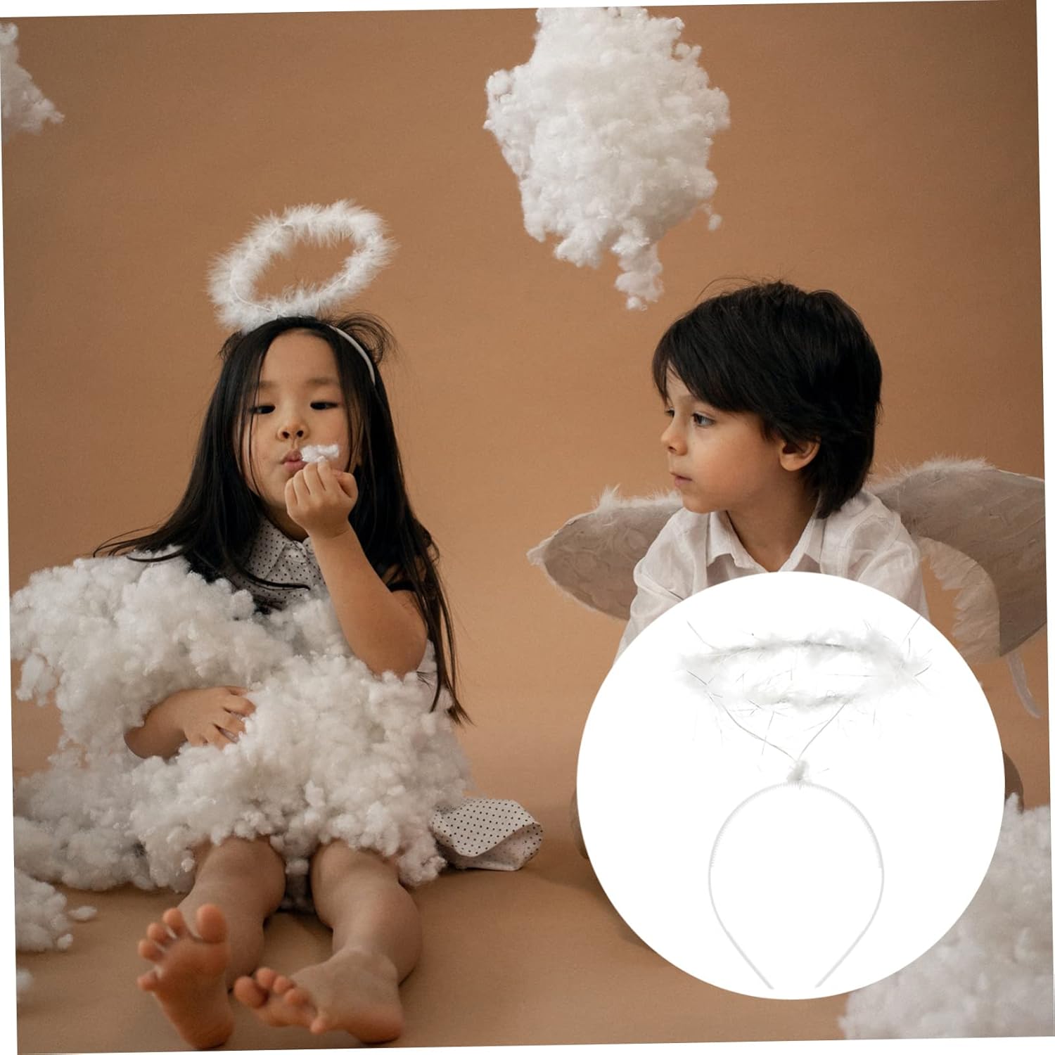 KESYOO 8 diademas de ángel para mujer, diadema de ángeles de hadas, diadema de ángeles, diadema de ángeles, diadema de Navidad, diadema de