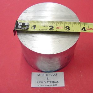 Barra de barra redonda de aluminio 6061 de 4 pulgadas 6061 de 3 pulgadas de largo, sólida, extruida, artículo sin usar Barra de barra redonda de aluminio 6061 de 4 pulgadas 6061 de 3 pulgadas de largo, sólida, extruida, artículo sin usar