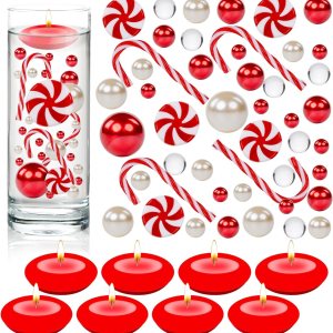 4114 piezas de perlas de relleno de jarrón de Navidad, cuentas de gel de agua transparente, jarrón de perlas de relleno de perlas flotantes para 4114 piezas de perlas de relleno de jarrón de Navidad, cuentas de gel de agua transparente, jarrón de perlas de relleno de perlas flotantes para