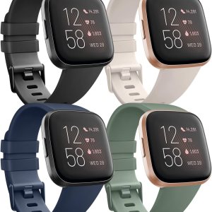 Vancle Correas para reloj inteligente Fitbit Versa 2Fitbit Versa SEFitbit Versa Lite para mujeres y hombres, correa deportiva de repuesto para reloj Vancle Correas para reloj inteligente Fitbit Versa 2Fitbit Versa SEFitbit Versa Lite para mujeres y hombres, correa deportiva de repuesto para reloj
