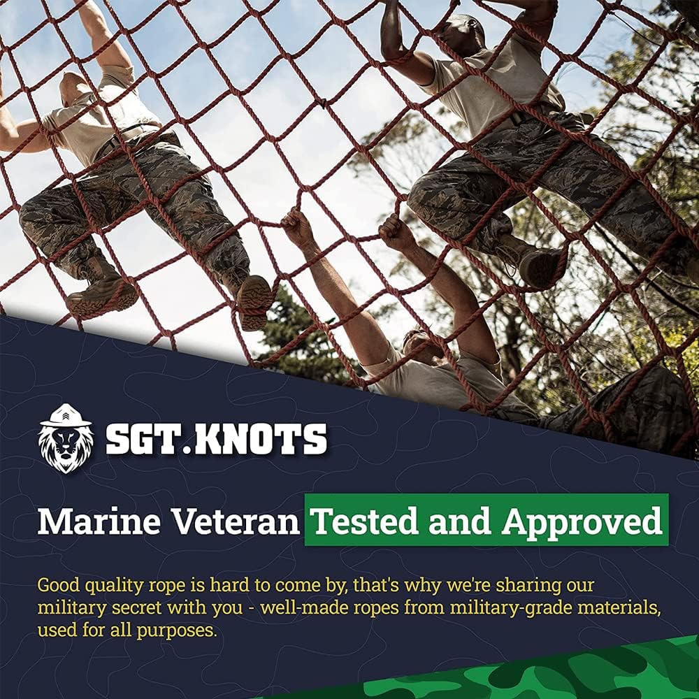 SGT KNOTS California – Cuerda de polipropileno trenzado para correas de carga, amarres, paquetes de equipos, navegación y más (12 pulgada x 50 pies,