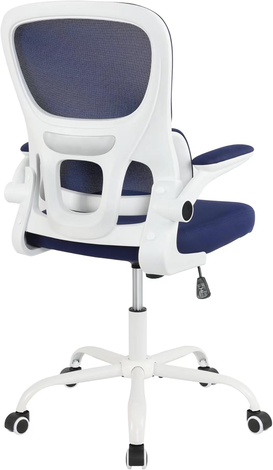 Silla de oficina ergonómica, silla de escritorio de oficina en casa con soporte lumbar, silla de trabajo para computadora con ruedas, silla