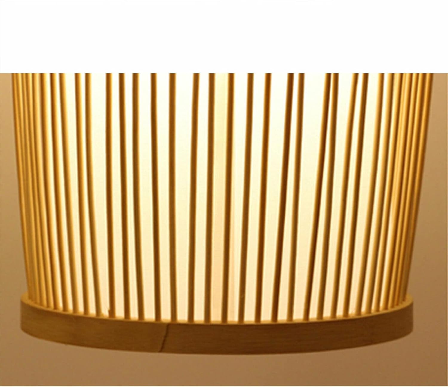 Lámpara de pared de bambú, aplique de pared de mimbre de bambú de la lámpara de la rota para el hotel del dormitorio