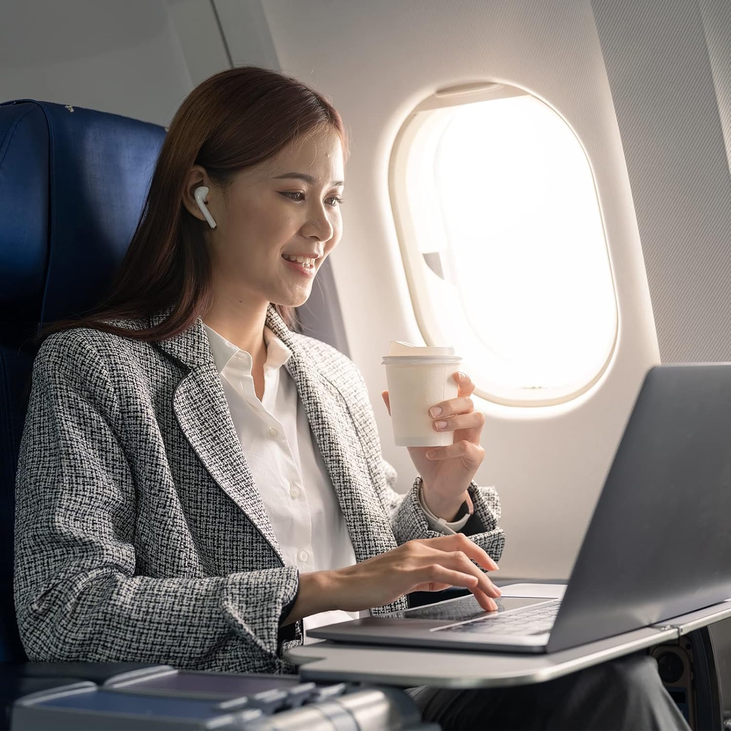 PATIKIL Almohada de descanso de pies de viaje, paquete de 2 cojines inflables para descanso de pies, almohada de descanso de piernas para avión,