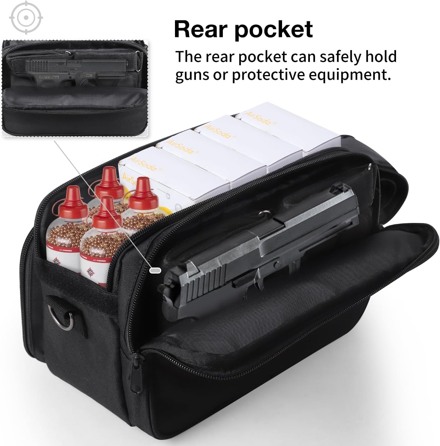 Estuche de almacenamiento de cartuchos de CO2 compatible con Crosman, Umarexss, funda de pistola de aire, perfecta para pistolas de aire, cartuchos