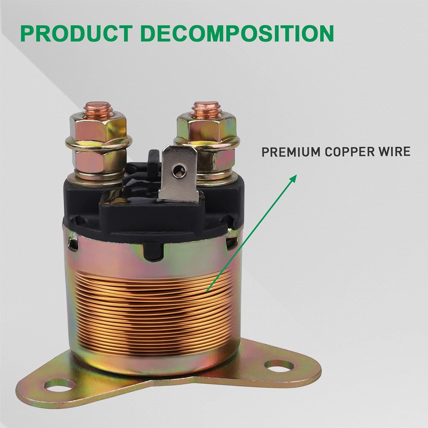 Relé solenoide de arranque GX390 para Honda GX390 GX340 GX240 GX270 8HP 9HP 11HP 13HP 188F 190F Generador de motor de gasolina de 4 tiempos Kohler
