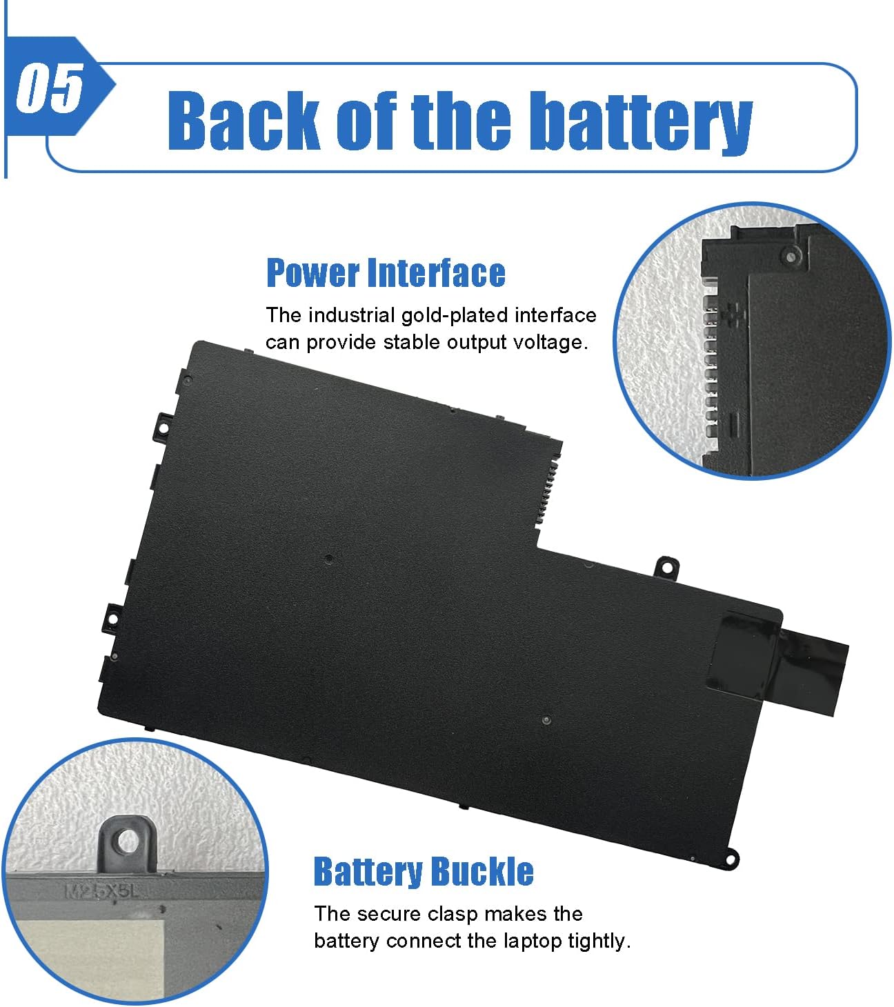 Dentsing OPD19 – Batería para laptop para DELL Inspiron 14, 5442, 14, 5443, 14, 5445, 14, 5447, 14, 5448, 14, 547, 15, 5542, 5543, 5545, 5547, 15,