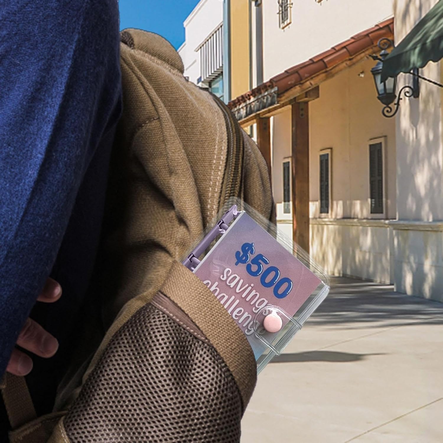 Carpeta de desafío de ahorro de 500 ahorros, carpeta de ahorro de dinero, libro de desafíos de ahorro con sobres, desafío de ahorro de sobres, mini