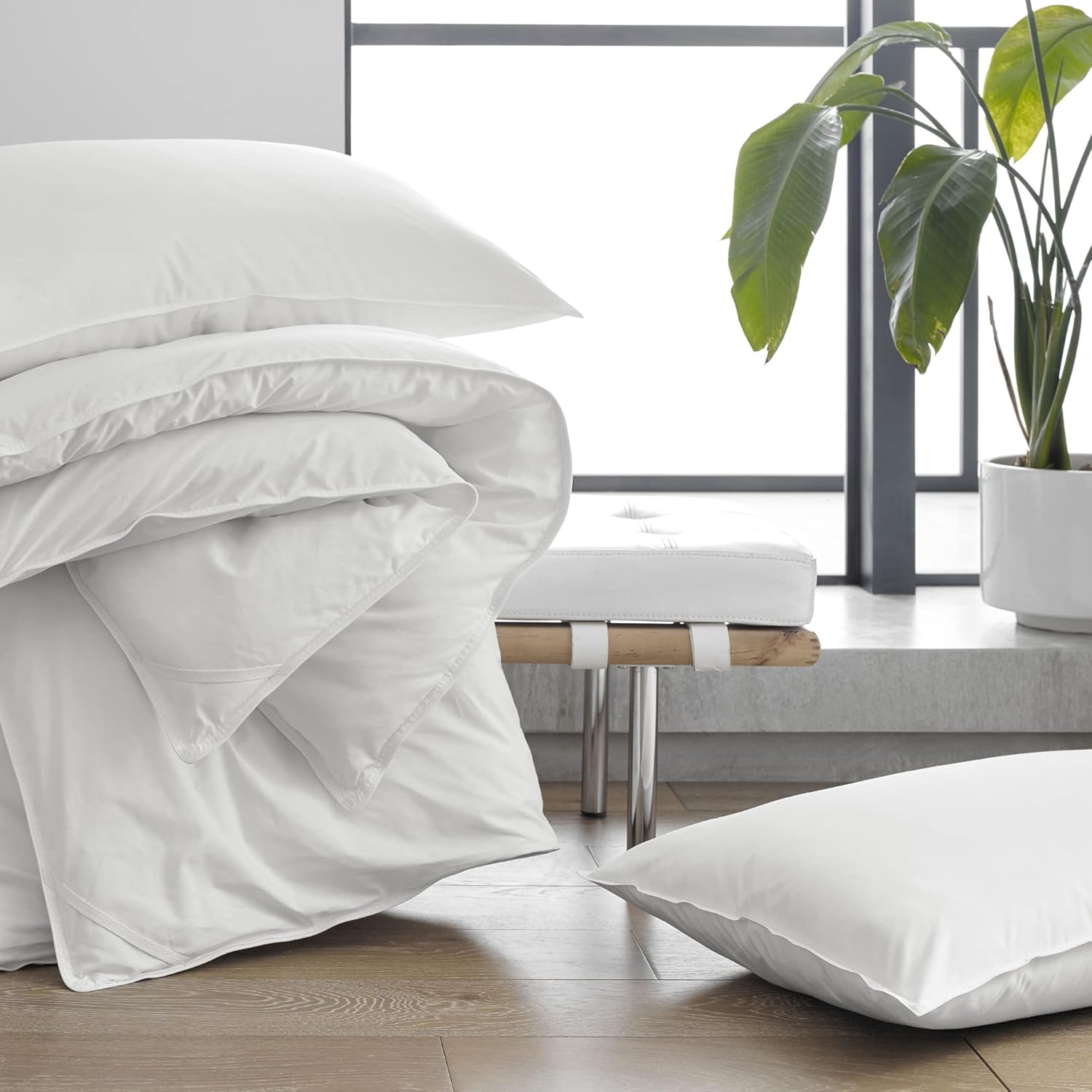 Martex Clean Essentials – Juego de almohada, tamaño King, color blanco, 2 piezas