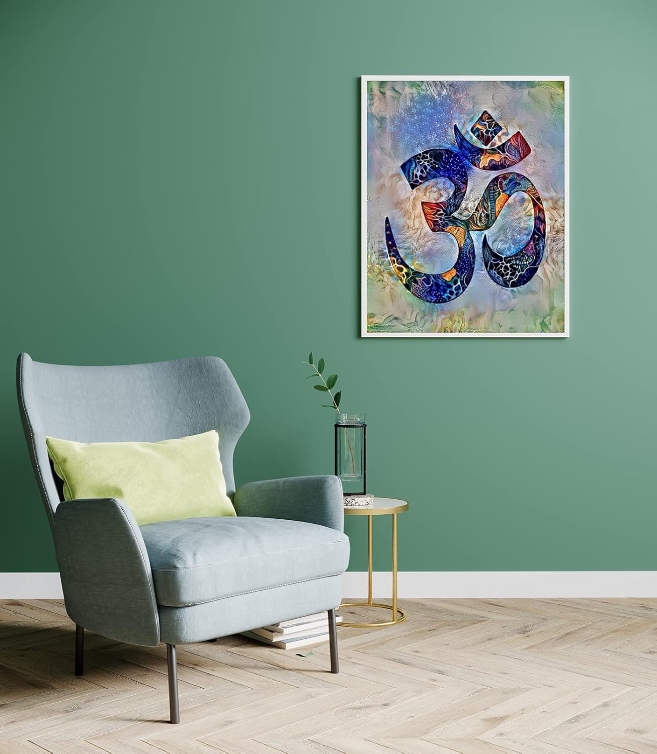AUM Wall Art, OM Home Decor, zen art, Yoga Decor Yoga art print, Spiritual Art Wall Decor, Meditation Yoga Decor,Yoga gifts