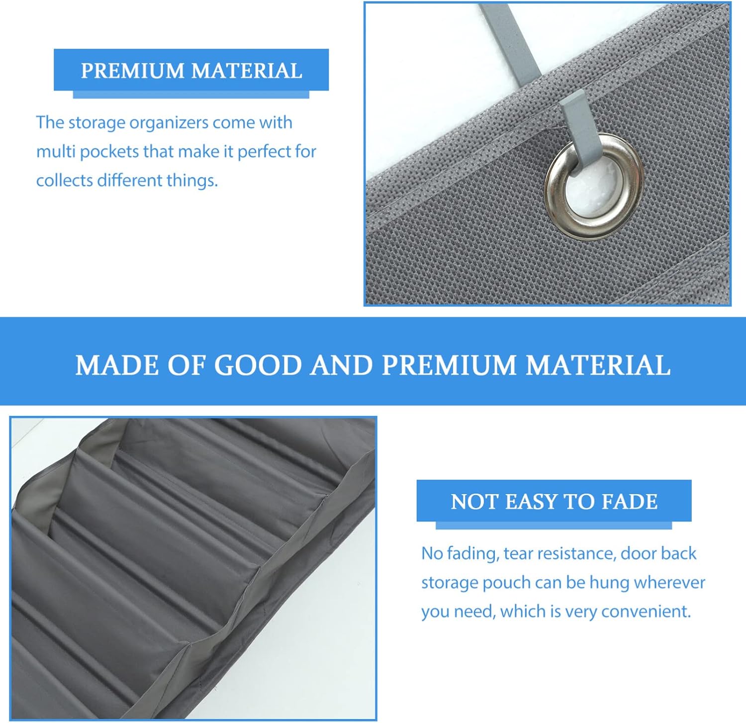 Cabilock Organizador colgante de zapatos, bolsa organizadora de zapatos plegable sobre la puerta, zapatero para puerta de armario, ahorro de