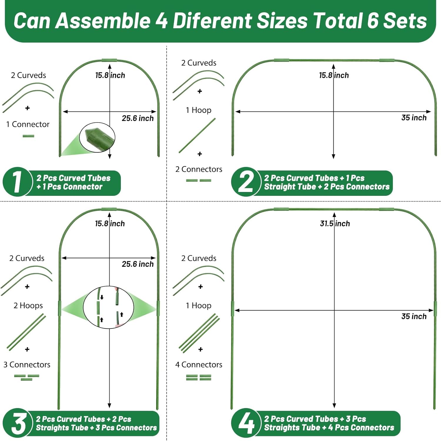 ZOOMSAVO Kit de cubierta para plantas a prueba de heladas de 10 x 30 pies y 6 aros de jardín y 12 clips para invernadero, manta de escarcha,