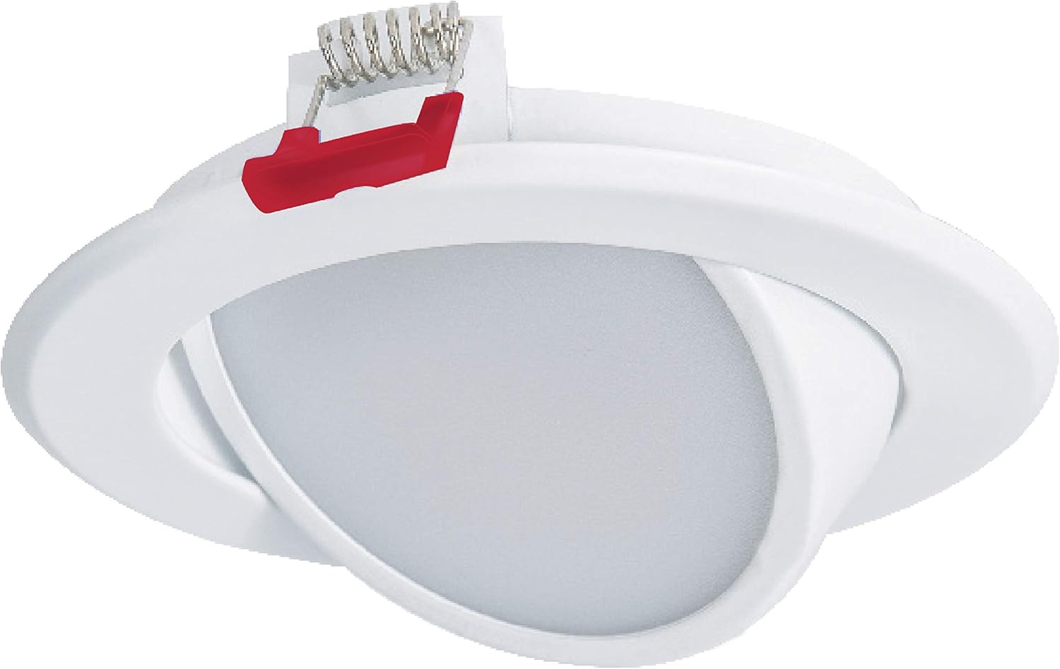 Nadair SL4-550CT-WH Caja de conexiones giratoria regulable regulable ultra empotrada con clasificación Ic, 9 W, 550 lúmenes, 3 ajustes de color,