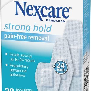 Nexcare Vendajes de sujeción fuerte, surtidos, 20 vendajes por caja (3 cajas), 20 unidades (paquete de 3) Nexcare Vendajes de sujeción fuerte, surtidos, 20 vendajes por caja (3 cajas), 20 unidades (paquete de 3)