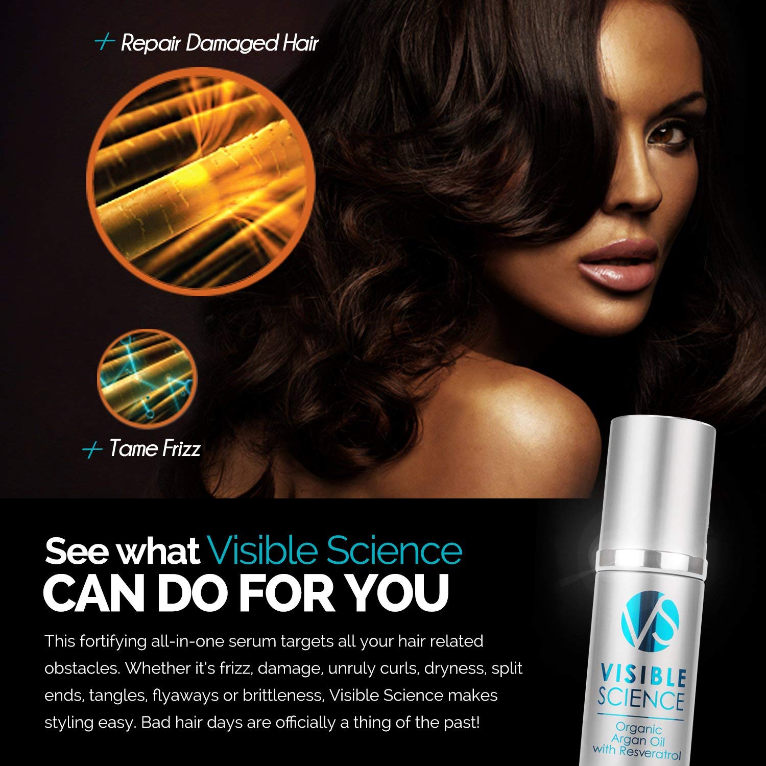 Aceite de argán antienvejecimiento para el cabello, hidratante para reparar el cabello dañado con resveratrol, antioxidantes, astaxantina, orgánico,
