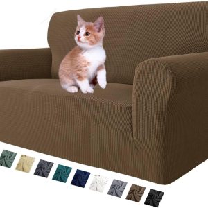 MAXIJIN Funda súper elástica para sofá de 3 cojines, funda universal de 1 pieza para sofá de sala de estar, protector de muebles de elastano, apto MAXIJIN Funda súper elástica para sofá de 3 cojines, funda universal de 1 pieza para sofá de sala de estar, protector de muebles de elastano, apto
