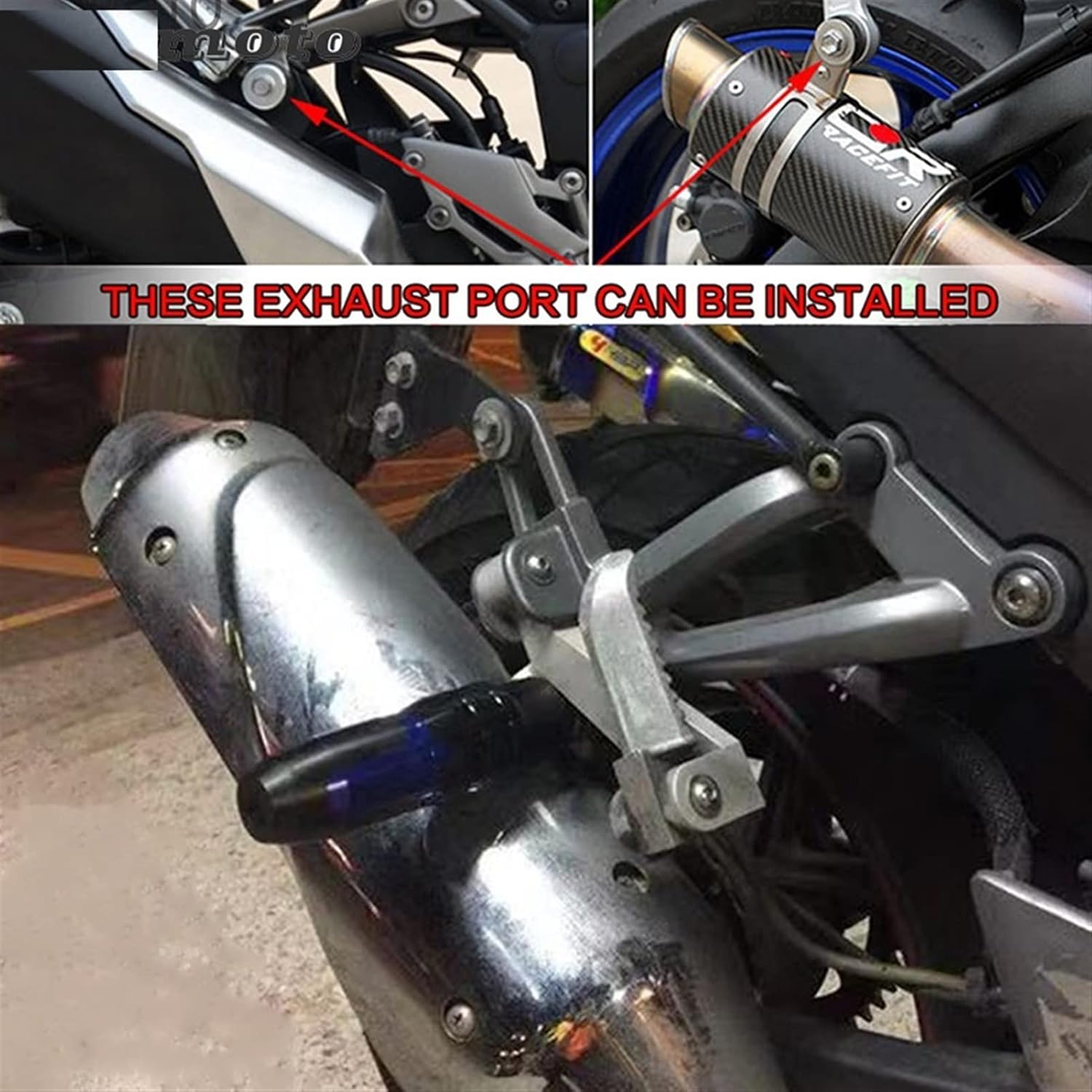 Para Yamaha XJ-6 Accesorios de motocicleta de desviación, marco CNC, almohadillas de choque, deslizadores de escape, protector de choque (color