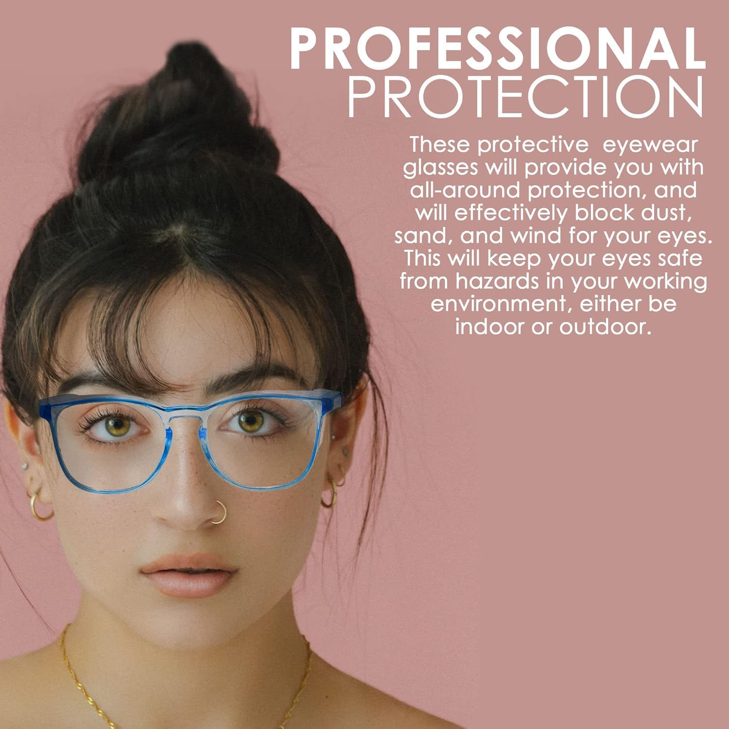 Elegantes gafas de seguridad antivaho – Gafas de protección ocular