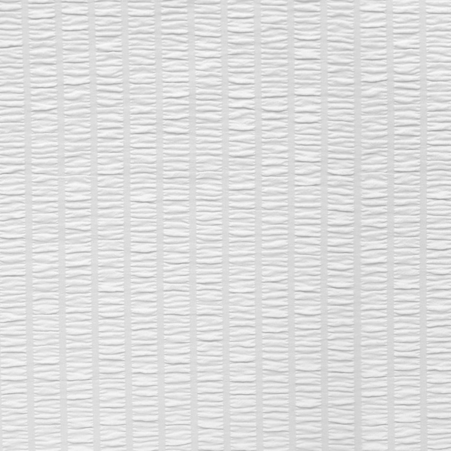 Zenna Home Value InstaCurtain Norwalk – Cortina de ducha de tela de sirsaca, color blanco, 70 x 74 pulgadas
