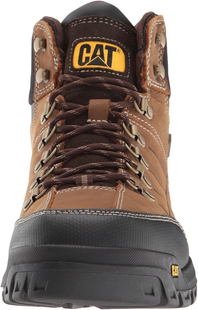 Cat Footwear Botas de trabajo impermeables con punta suave para hombre