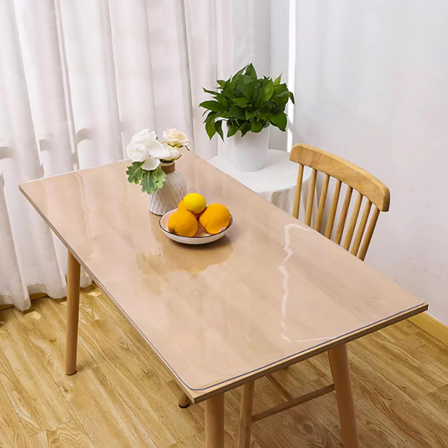 Tapete de plástico para silla de escritorio para suelo de madera dura, protector de piso de madera para silla rodante, tapete grande para silla de