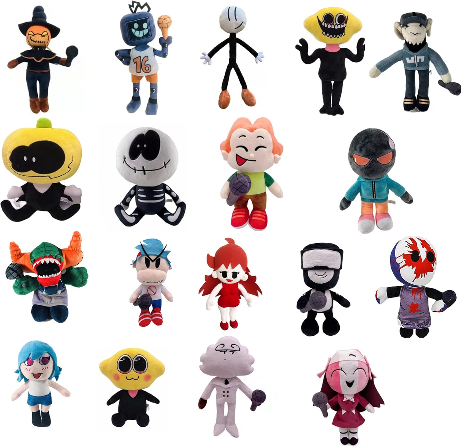 Friday Night Funkin – Lindo juguete de peluche FNF para niños, juguetes de Henry Stickman, figuras de Stickman de 10 pulgadas (Stickman)