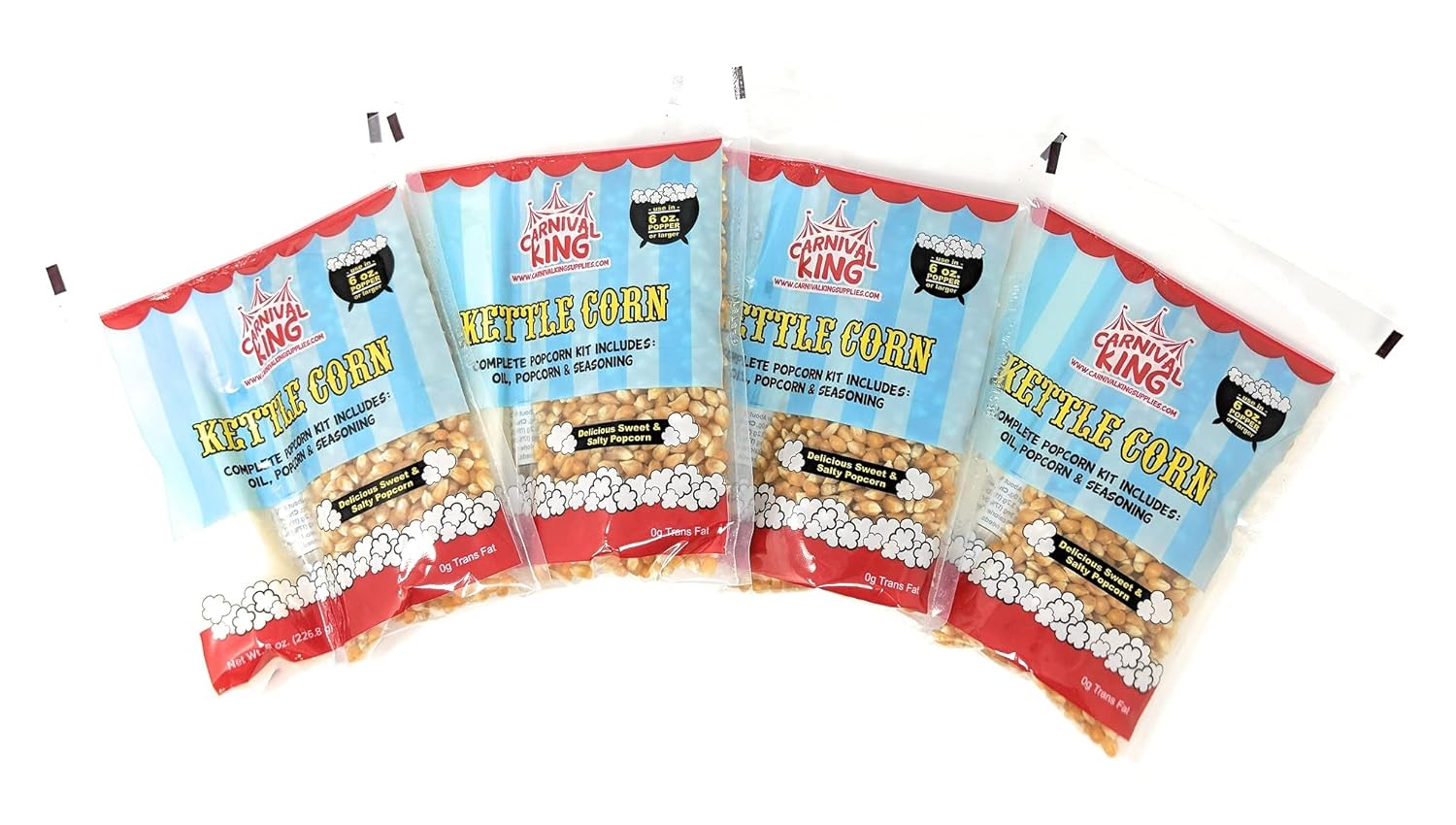 Al In One Kettle – Kit de maíz para 6 oz o más grande, paquete de 4