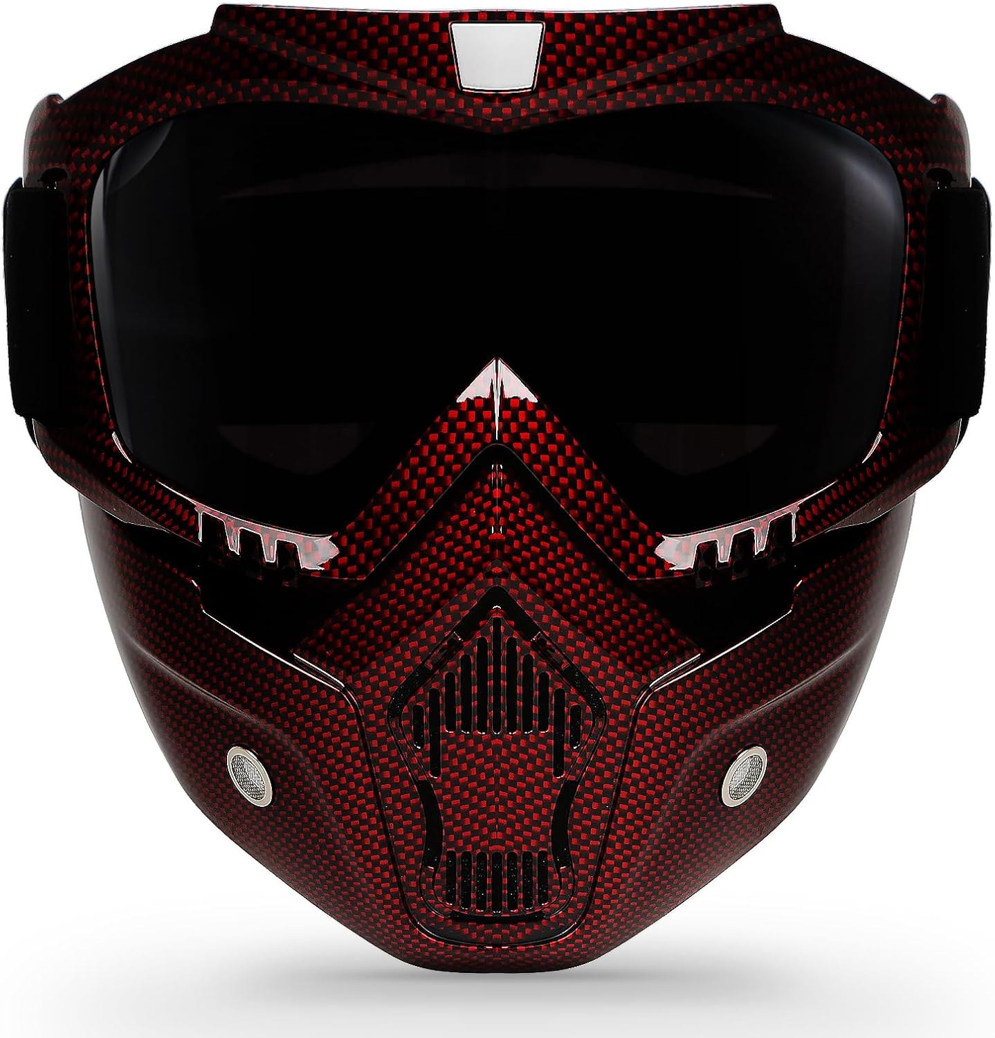 Gafas de motocicleta con máscara facial extraíble, gafas de equitación, motocross, ATV, motocross, gafas desmontables, Offroad, Airsoft, paintball,