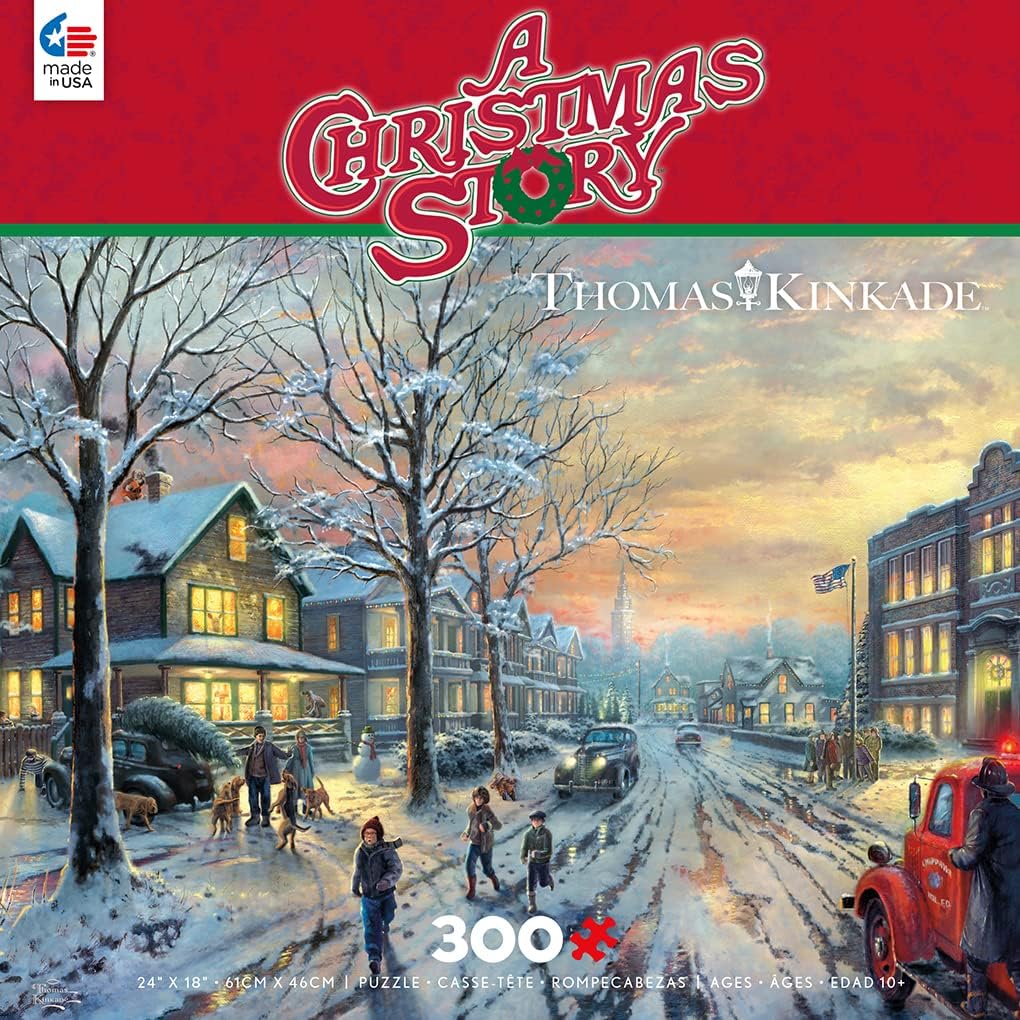 Ceaco – Thomas Kinkade – Películas navideñas – Una historia de Navidad – Rompecabezas de 300 piezas
