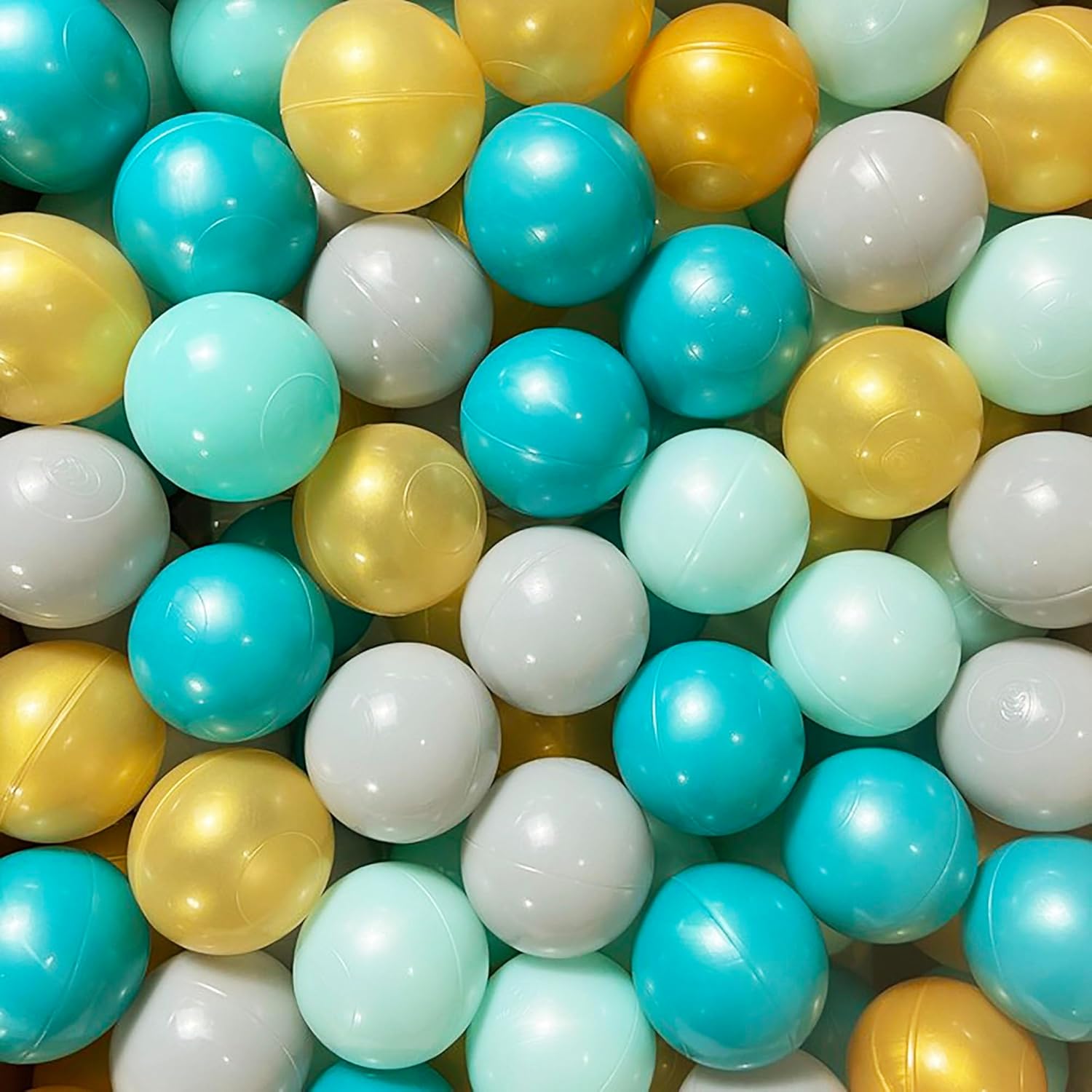 Pelotas azules 500 para niños, bolas de plástico suave para pelotas sin BPA a prueba de aplastamiento, 500 para bebés y niños pequeños, tienda de