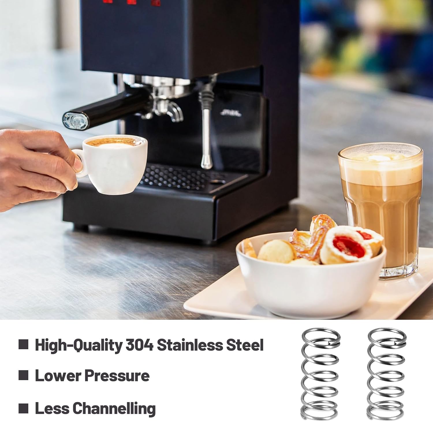 Máquina de café expreso compatible con Gaggia Classic 9 Bar Opv Coffee Machine Kits para Gaggia Classic Pro Opv Mod Springs Piezas Accesorios de
