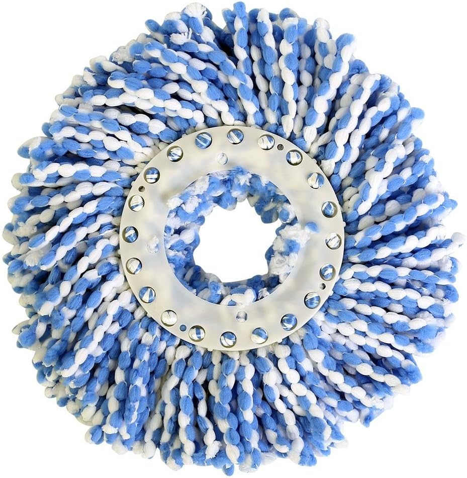 Huhushop – Recambios de cabezal de trapeador giratorio de microfibra, para sistema universal de trapeador giratorio, perfecto para uso comercial en