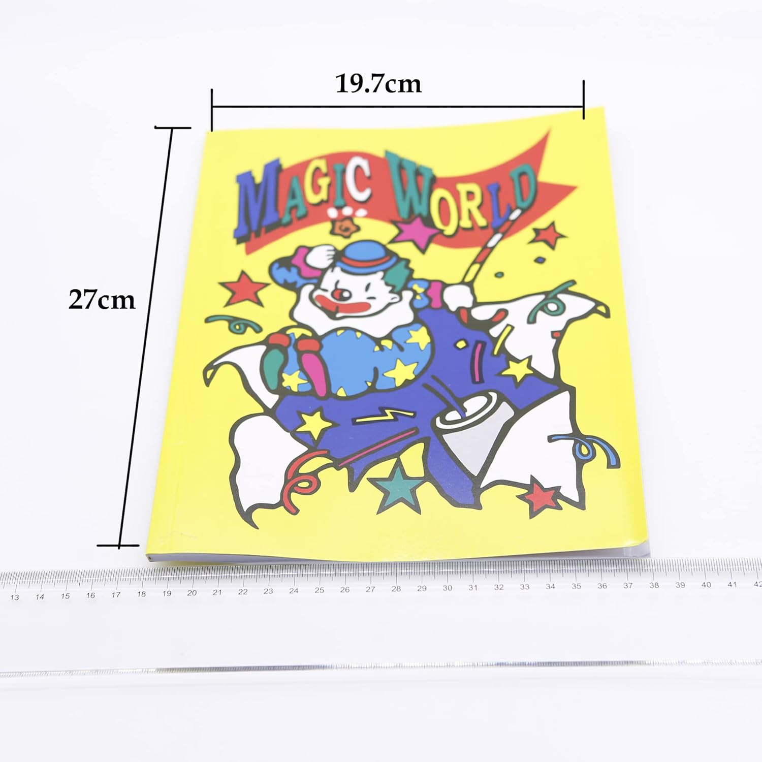 sumrica Magic – 1 libro mágico para colorear, para niños, adolescentes y adultos (amarillo grande)