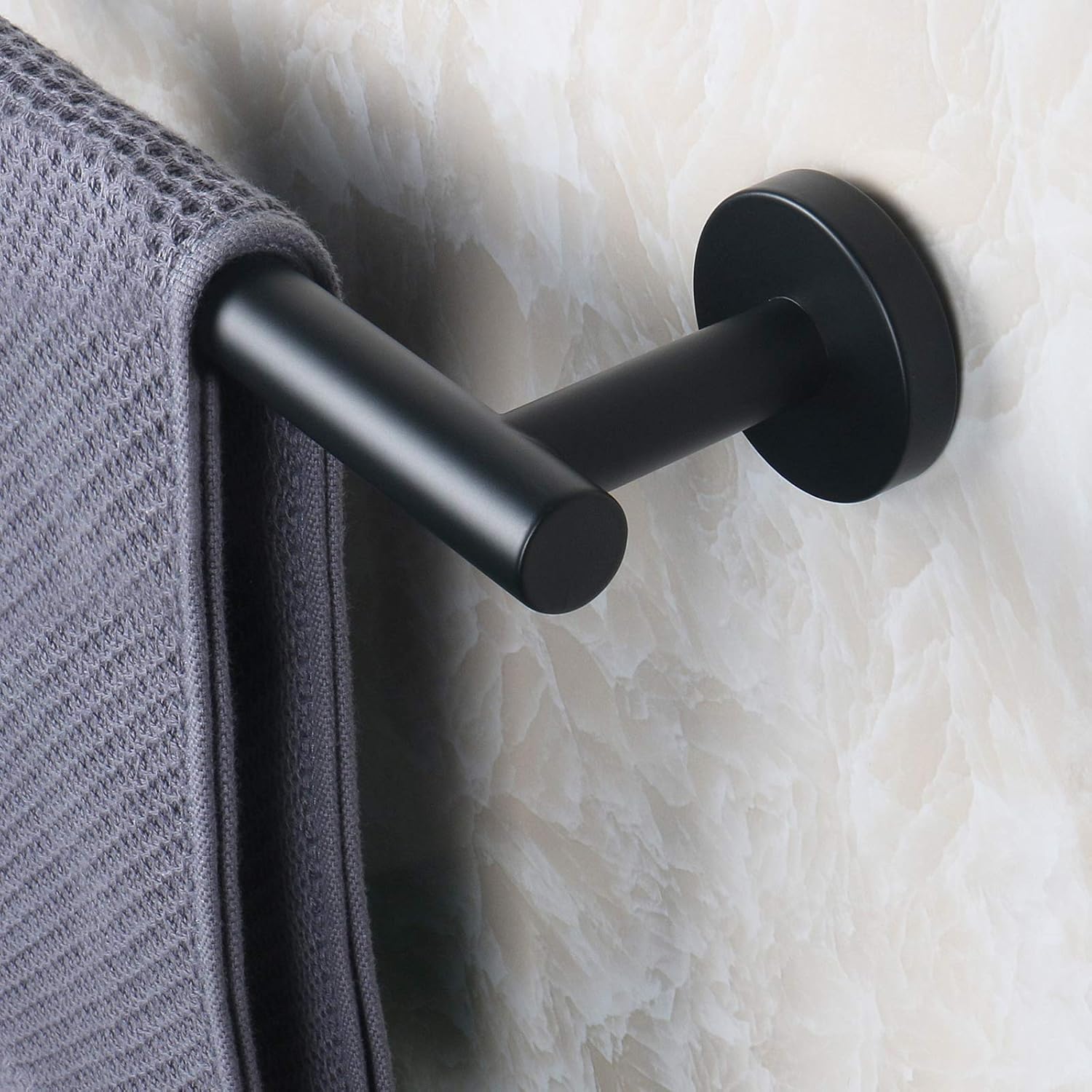 NearMoon – Barra para toallas de baño, accesorios de baño de acero inoxidable, para toalla de ducha para baño, soporte de toalla montado en la pared