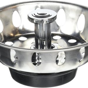 Plumb Pak PP820-25 PlumPak – Colador de repuesto para fregadero con poste ajustable, acero inoxidable, 1-34 pulgadas, color blanco Plumb Pak PP820-25 PlumPak – Colador de repuesto para fregadero con poste ajustable, acero inoxidable, 1-34 pulgadas, color blanco