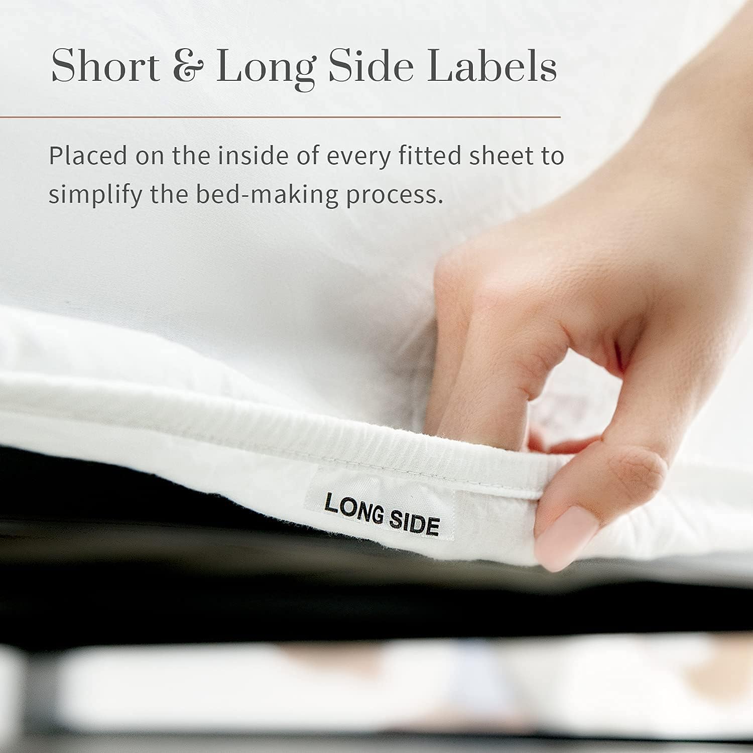 Everspread 100% Cotton Bed Sheets. Full Size – Light Blue. 4 Piece Sheet Set. Soft Washed Percale. Natural Long Staple Cotton. Cool & Breathable