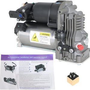 LABLT Reemplazo de la bomba del compresor de la suspensión del aire A1643201204 para Mercedes GL ML W164 X164 GL450 GL550 2006-2012 LABLT Reemplazo de la bomba del compresor de la suspensión del aire A1643201204 para Mercedes GL ML W164 X164 GL450 GL550 2006-2012