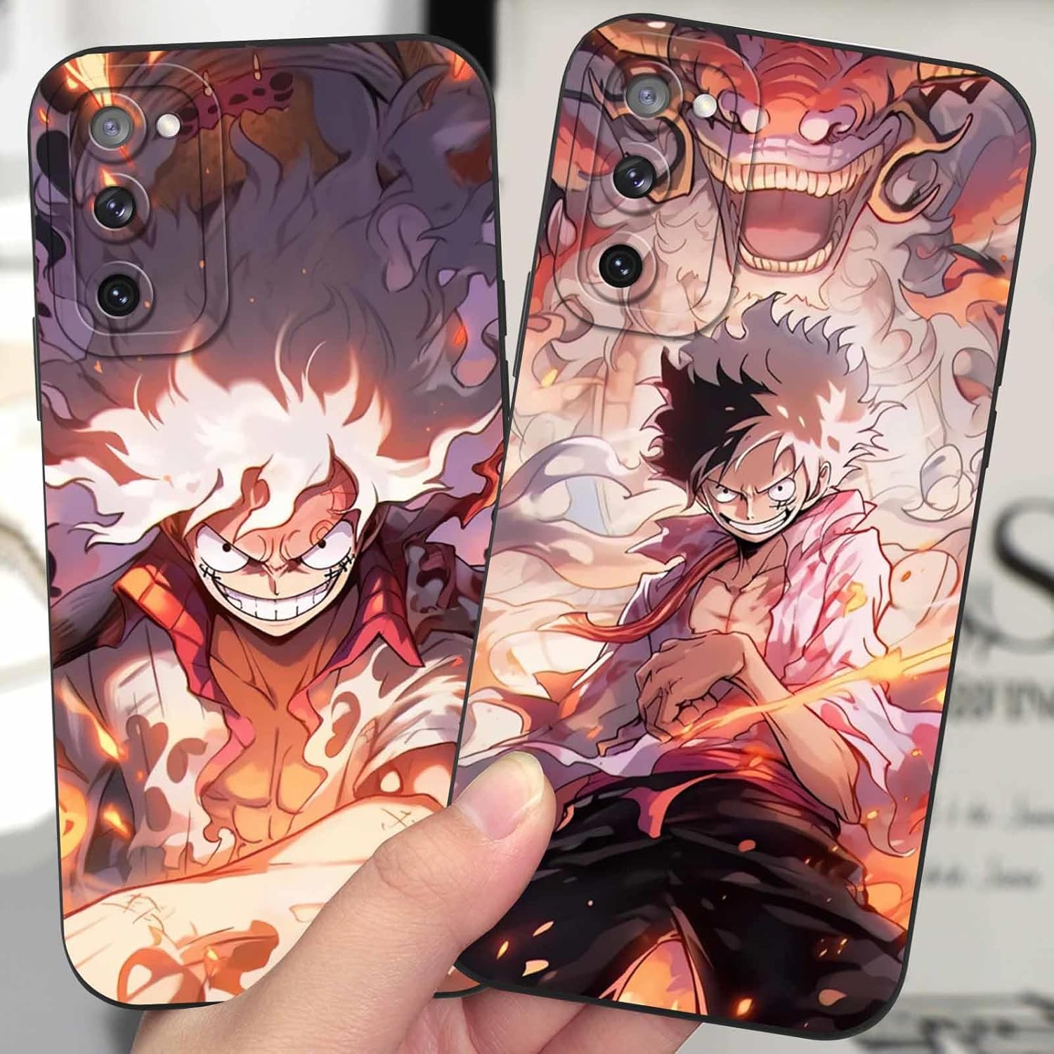 2 fundas de teléfono de anime para Samsung Galaxy S20 FE de 6.5 pulgadas, fundas de estética con estampado de manga, diseño de dibujos animados de