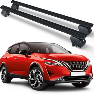 SUORTO – Barras transversales de techo resistentes de 350 libras compatibles con Nissan Rogue 2014-2020 con rieles laterales, barras transversales SUORTO – Barras transversales de techo resistentes de 350 libras compatibles con Nissan Rogue 2014-2020 con rieles laterales, barras transversales