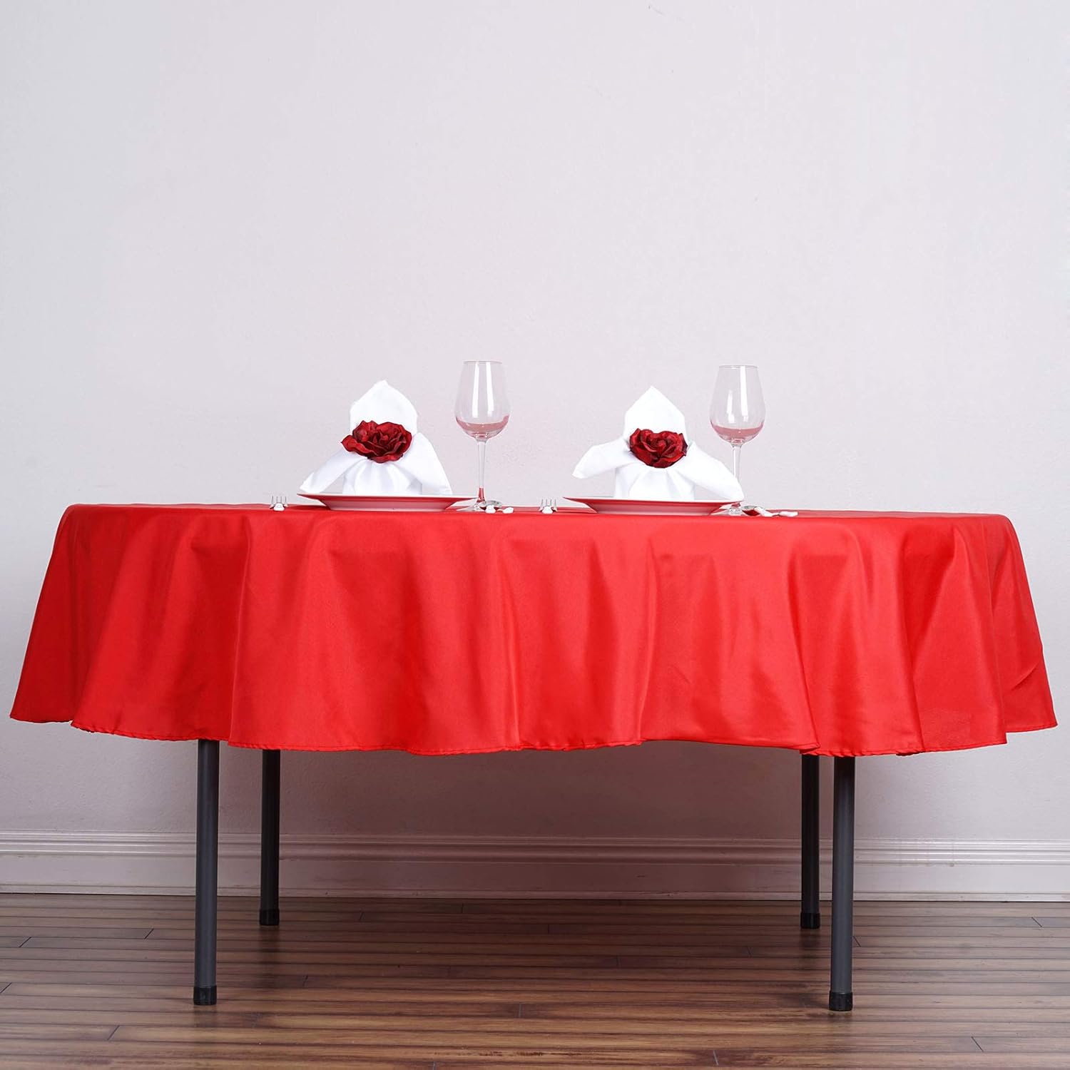 BalsaCircle – Mantel redondo de poliéster de 70 pulgadas, para bodas, fiestas, banquetes, recepciones, eventos, cocina, comedor