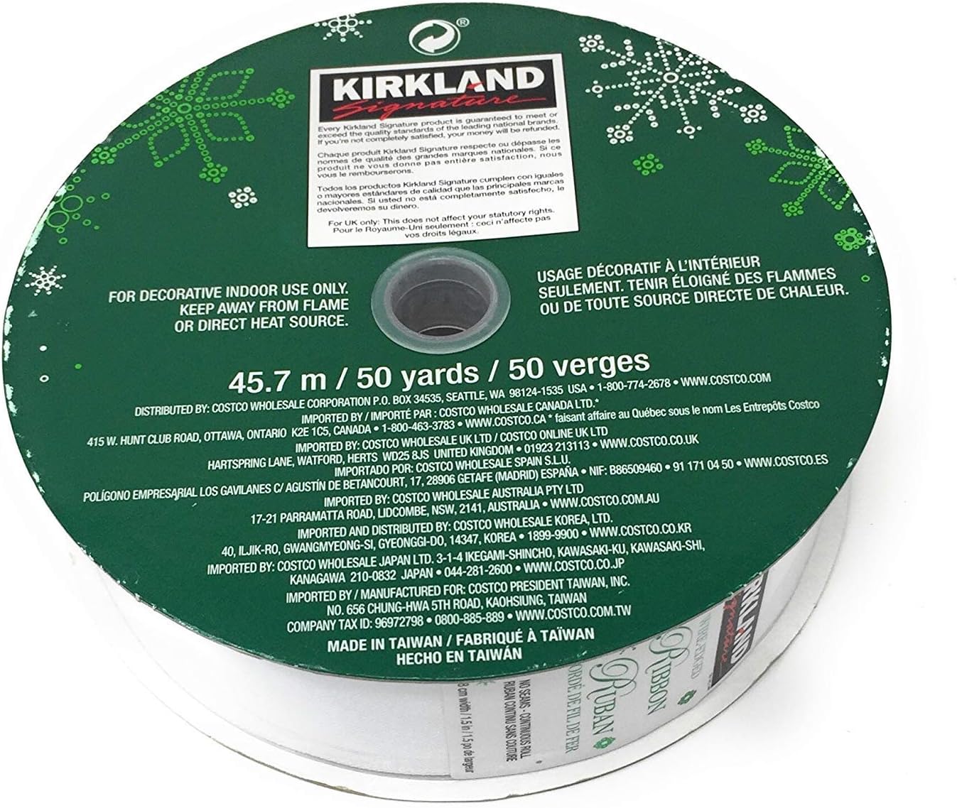 Kirkland Signature Cinta de borde de alambre