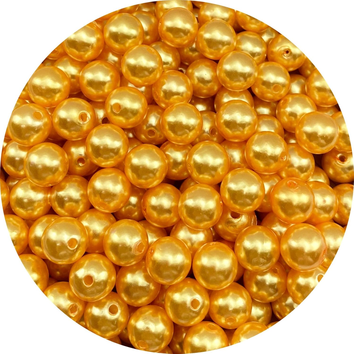 300 cuentas de perlas de 0.315 pulgadas con agujero redondo suelto para decoración del hogar, rellenos de jarrones, manualidades, fabricación de